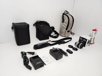 Lens, Cases, Batteries, Chargers, Remote Control, Shoulder Strap Belt