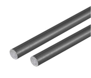 uxcell Carbon Fiber Rod Round Aircraft Fixed Rods for RC Airplane Wing