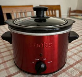 1.5 quart slow cooker with ceramic pot & lid new