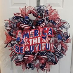 America The Beautiful Wreath 