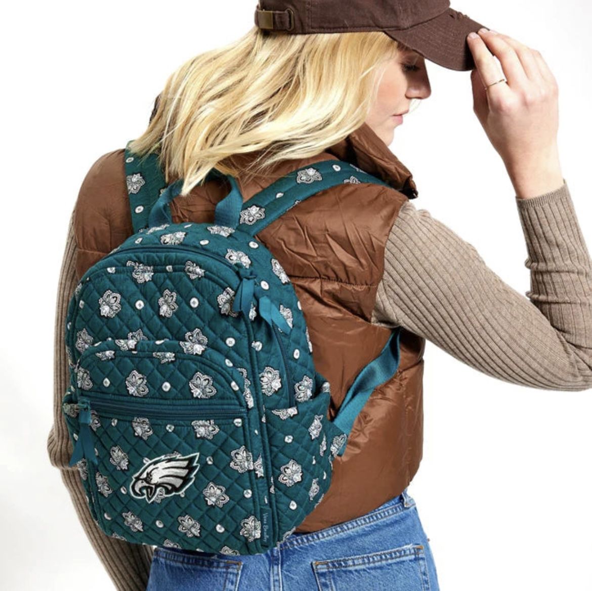 Vera Bradley Small NFL Philadelphia Eagles Backpack NEW