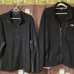 North Face 2XL & Banana Republic XL Fleece