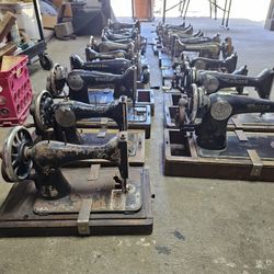 Lot of Old Sewing Machines