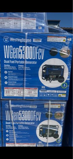 Westinghouse WGen5300DFcv Dual Fuel Portable Generator