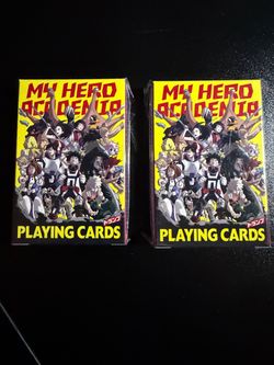 My hero academy playing cards – Japanese Shueisha Jump Festa NEW
