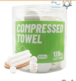 Brand new compressed towels