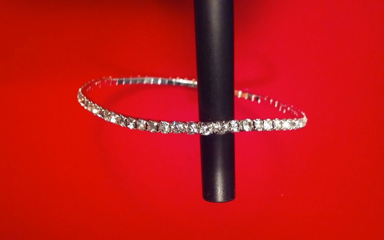 Crystal anklet