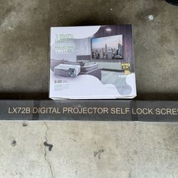 Projector With Screen