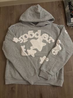 Grey Sp5der Hoodie