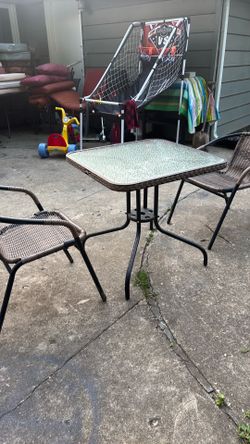 Small patio set