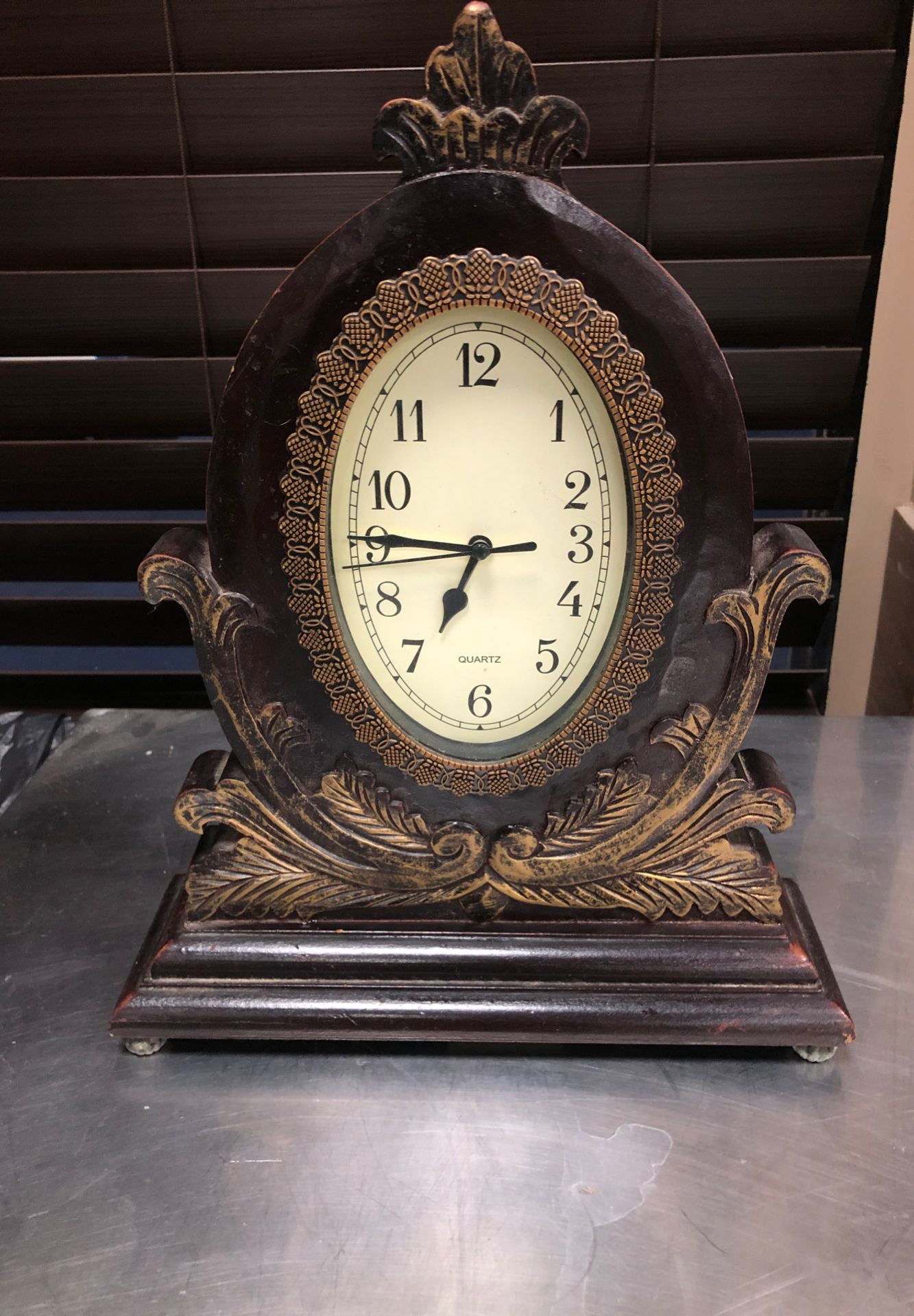 Antique clock 12”x14”