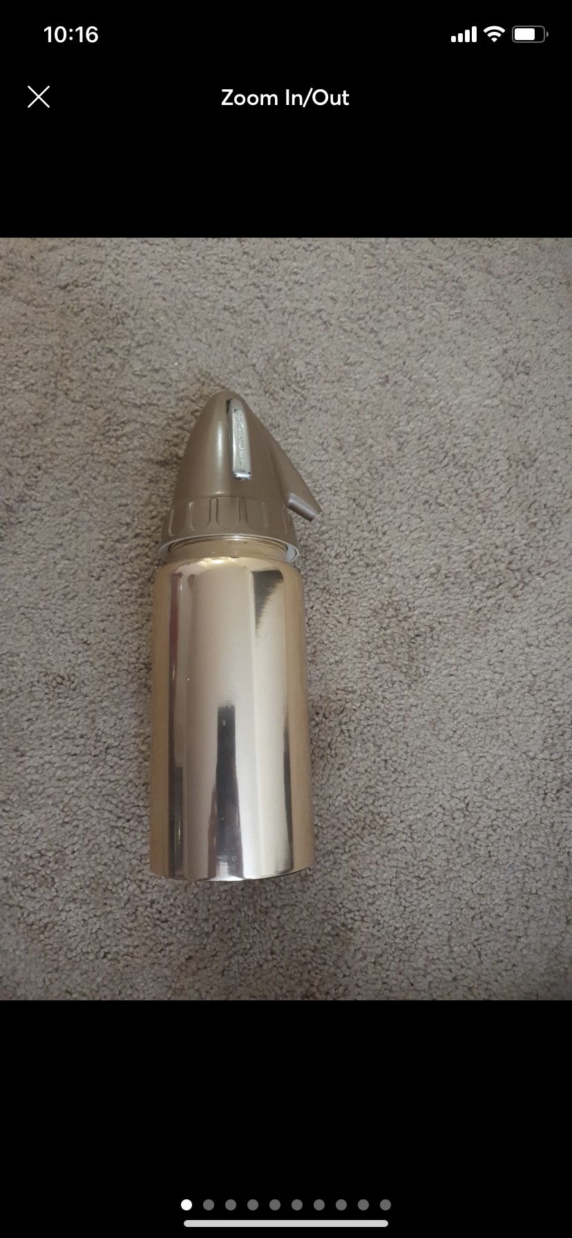 Vintage Sparklet Seltzer Bottle Copper Soda King Super-Chargers Club Soda bottle