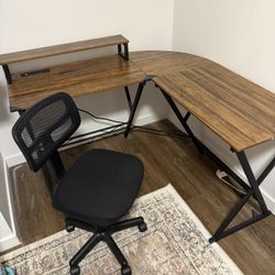 Corner Desk And Chair