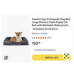Sweet crispy Orthopedic Dog Cat Bed Memory Foam