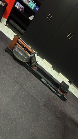 Gym exercise hydro row machine