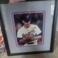 Nolan Ryan Autographed Picture With COA