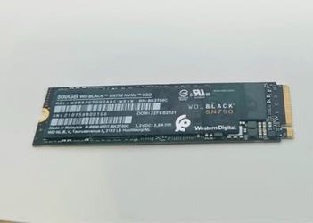 Western Digital Black SN 750 500 GB