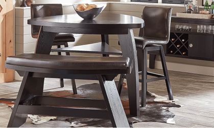 Noah 6 Piece Chocolate Bar Height Dinning Room