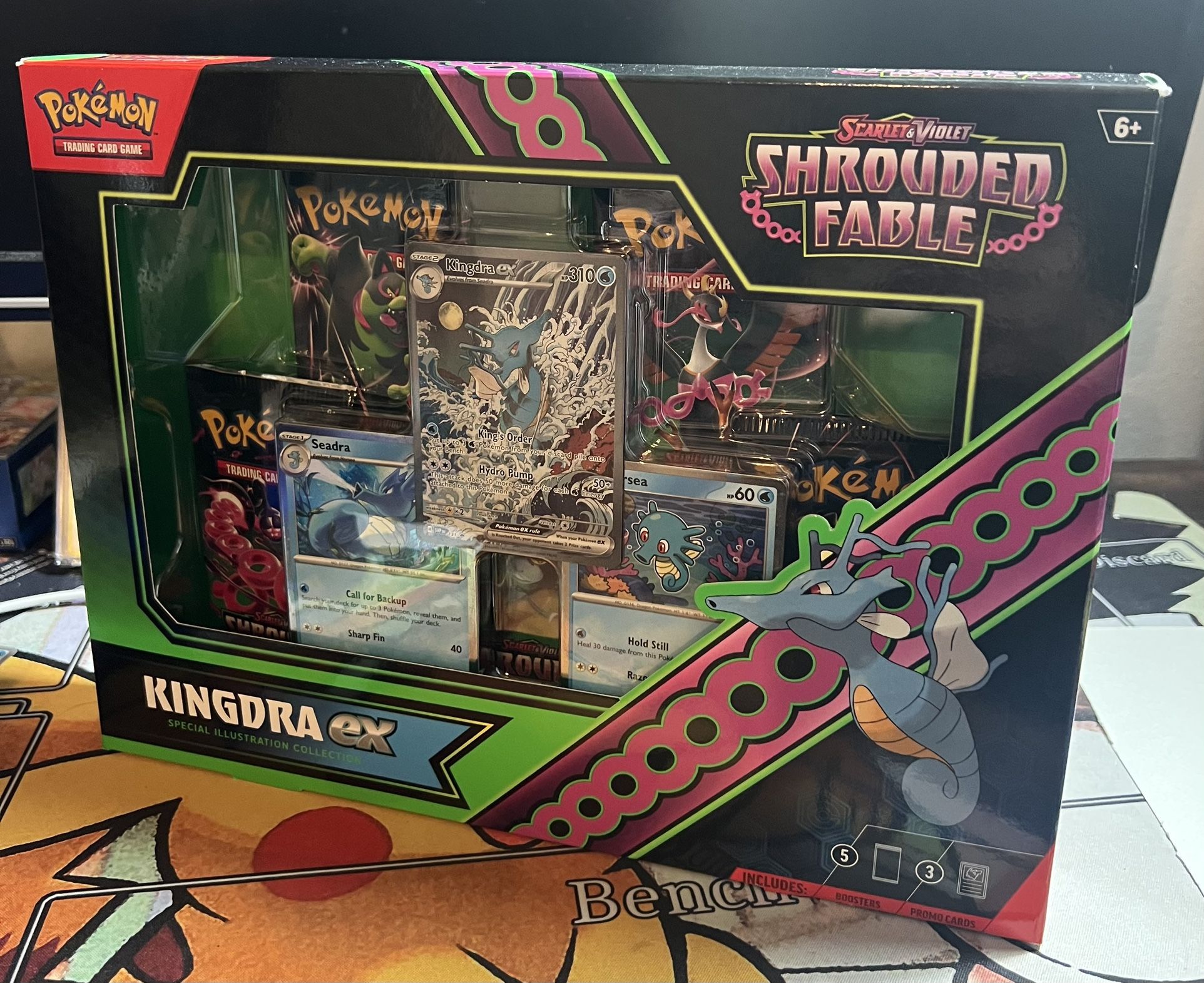 Pokemon Scarlet & Violet Shrouded Fable Kingdra EX Special Illustration Collection