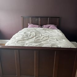 Matching Queen bed Frame, Headboard, footboard, And Dresser