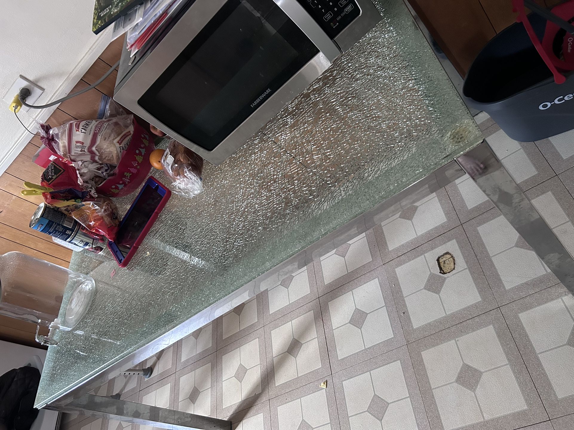 Moving Sale!!! Metal & Glass Kitchen Table
