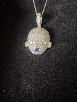 🔥 ICED OUT CHARACTER PENDANT + ROPE CHAIN 🔥