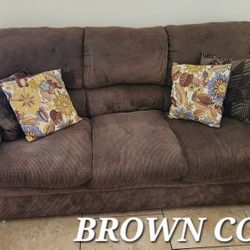 Living Room Used Brown Couch