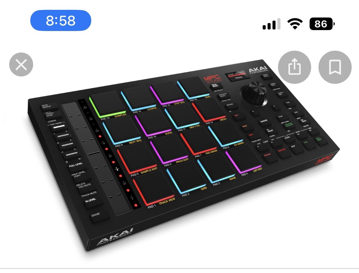 Mpc Studio Drum Controller