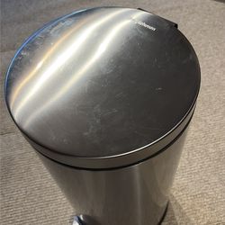 Simple Human Stainless Steel Trash Can