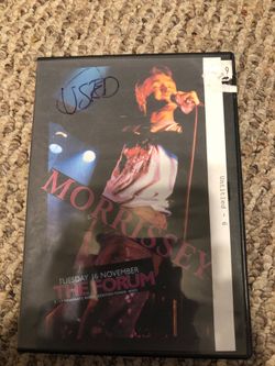 Morrissey DVD live at the forum November 16 1999