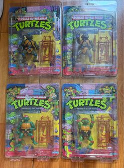 Vintage Unpunched MOC TMNT 10back Turtles Lot
