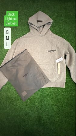 Dark oat essential hoodie