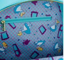 Alice and wonderland Loungefly bag