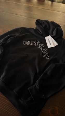 all black white letters Spider hoodie sp5