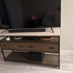 Nate And Jeremiah TV Media Stand Stone