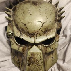 Predator Cosplay Mask - Greenish Brown
