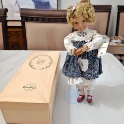 Knowles Porcelain Doll - Goldilocks