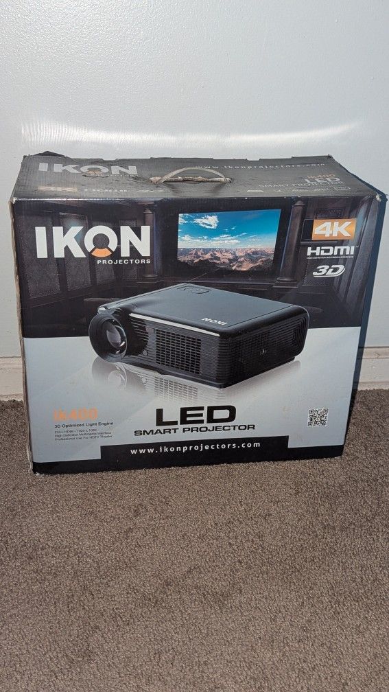 Ikon 4K 3D Smart Projector
