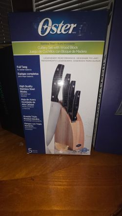 *NEW* OSTER 5 Piece Cutlery Set