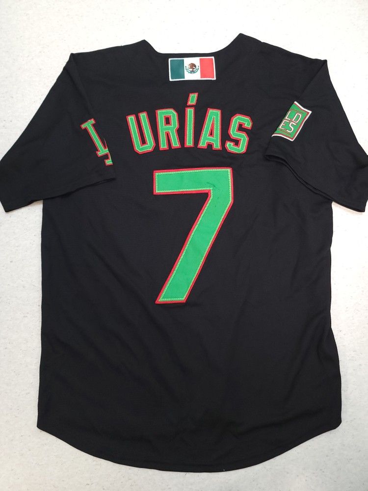 Julio Urias #7 Los Angeles Dodgers Mexican Heritage Jersey
