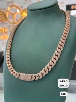 Cadenas Adiamantadas En 14k SIRCONIAS 