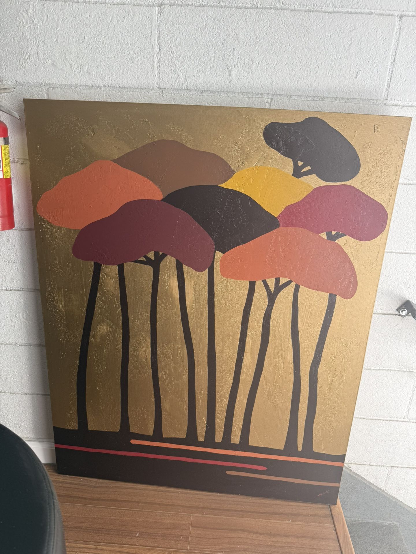 Abstract Flower Painting