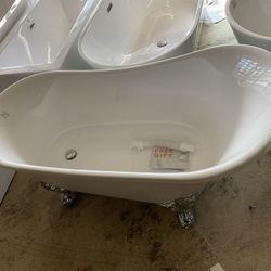 Free Standing Or Wall Insert Bathtubs On Sale! Wall Inserts as Low As $125, Free Standing As Low As $350