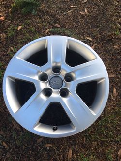 2002-2006 Audi A4 5 spoke wheel 16x7”