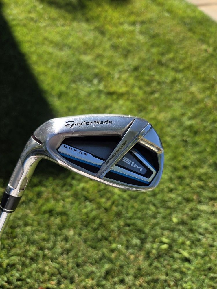 Taylormade SIM Max OS Pitching Wedge Golf Club, LH