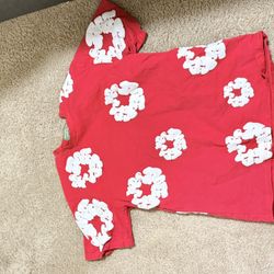 Red&White Denim Tears Shirt