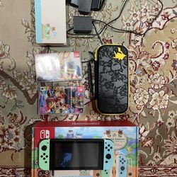 (amazing condition + Original Box) Nintendo Switch BUNDLE