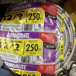 New MC Metal Clad Cable  12/2 250ft