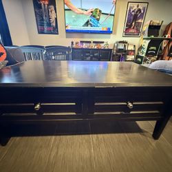 Two Drawer Coffee Table.