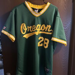 Vintage Oregon Ducks Baseball Jersey